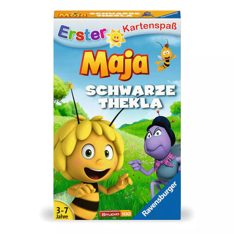 Verpackung Ravensburger Biene Maja Schwarze Thekla, Erster Kartenspass