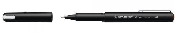 Stabilo Driver 0.4mm Fineliner rot - Bild 1