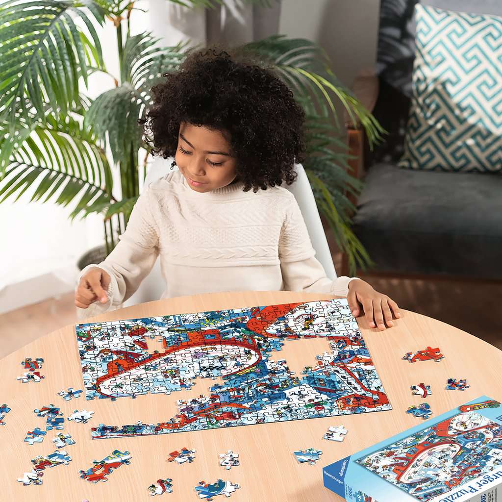 Puzzle 200 Teile Trubel im Winterdorf 04.265 - Bild 4