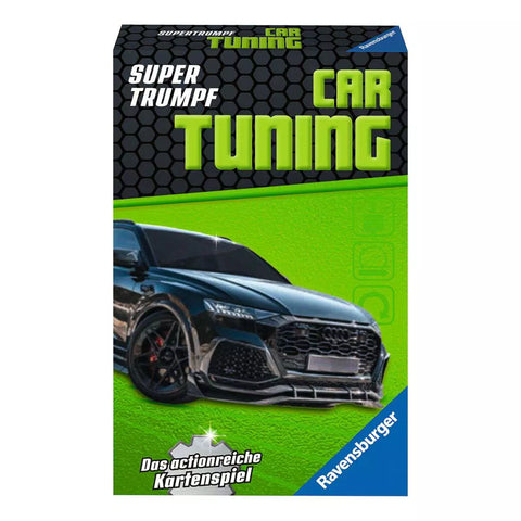 Verpackung Ravensburger Supertrumpf Car Tuning 20684, Kartenspiel ab 7 Jahren