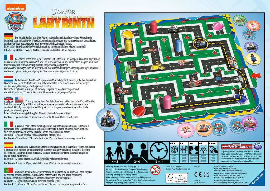 Ravensburger Junior Labyrinth Paw Patrol - Bild 2