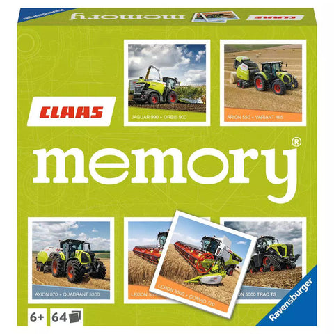 Verpackung Ravensburger memory CLAAS 20882 mit Landmaschinen-Motiven