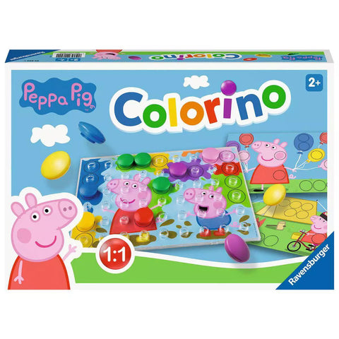 Verpackung Ravensburger Peppa Pig Colorino 20892, Steckspiel ab 2 Jahren