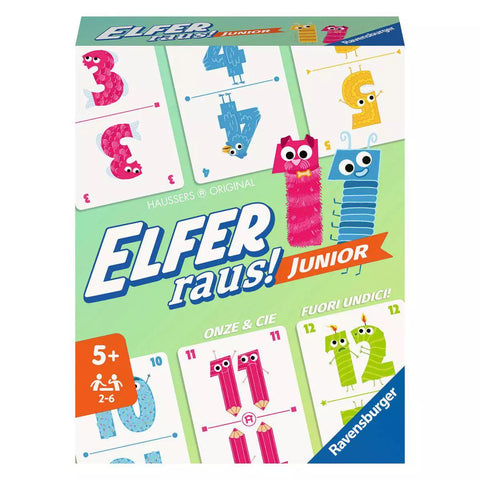 Ravensburger Elfer raus! Junior 20947, Verpackung vorne
