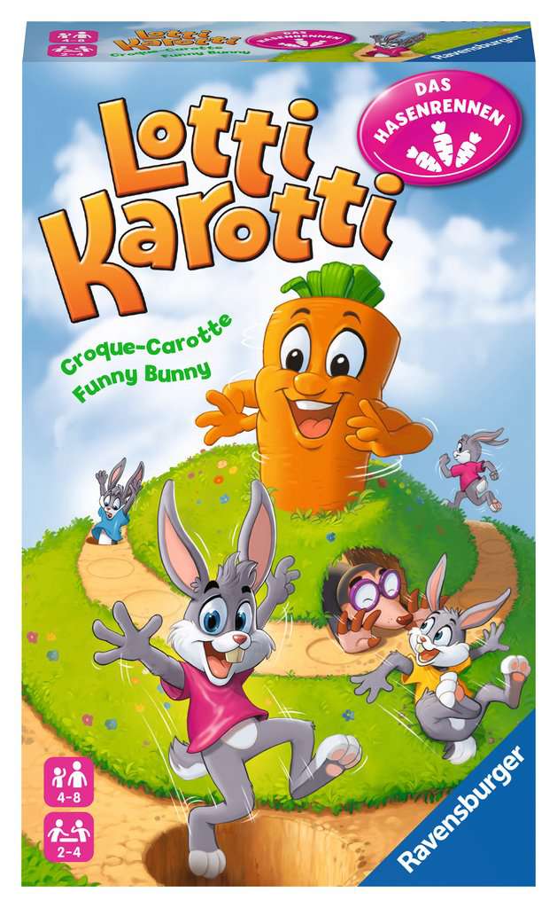 Mitbringspiel Lotti Karotti Hasenrennen 20.962 - Bild 1
