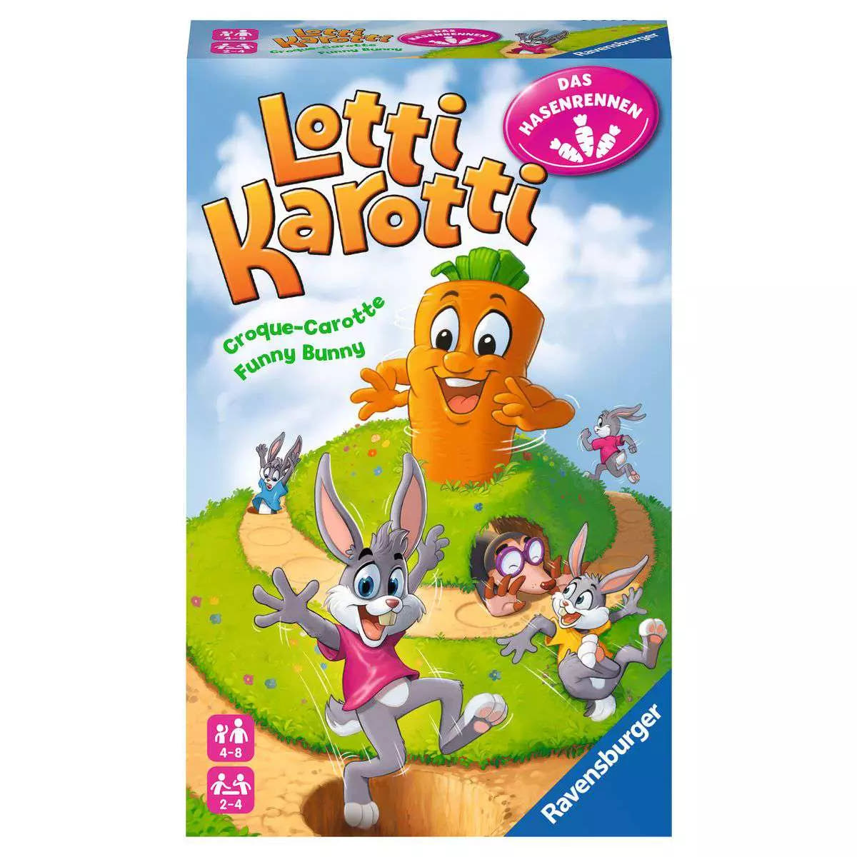 Mitbringspiel Lotti Karotti Hasenrennen 20.962 - Bild 1