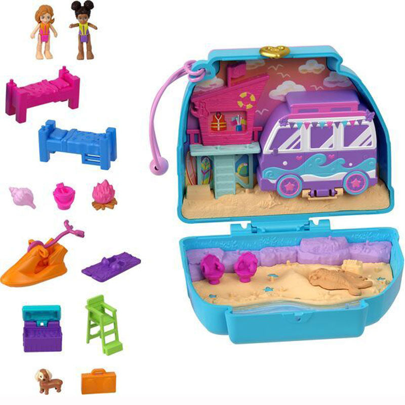 Polly Pocket Bus - Schatulle mit winkenden Hund - Bild 3
