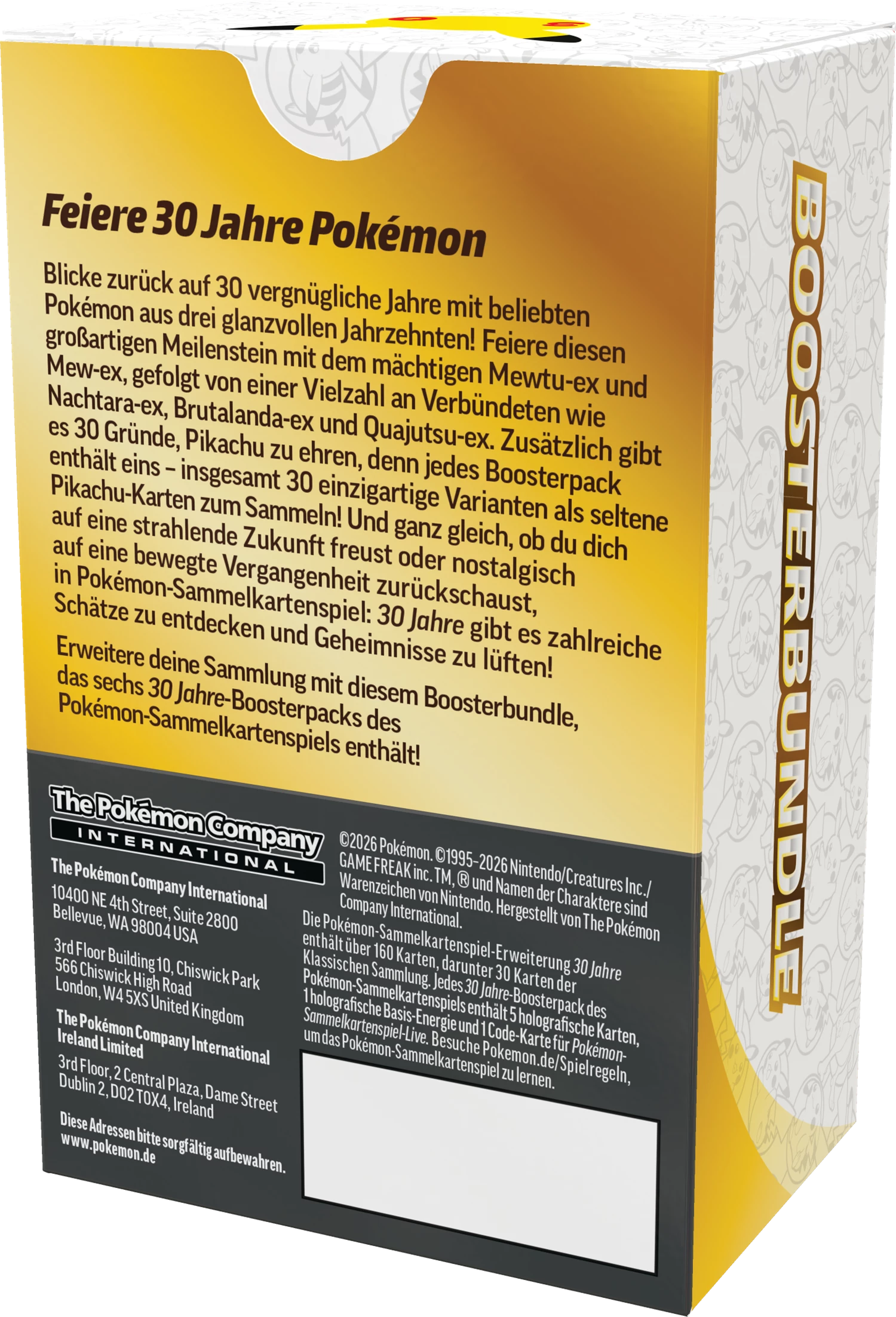 Pokémon 30 Jahre Boosterbundle DE - Bild 3