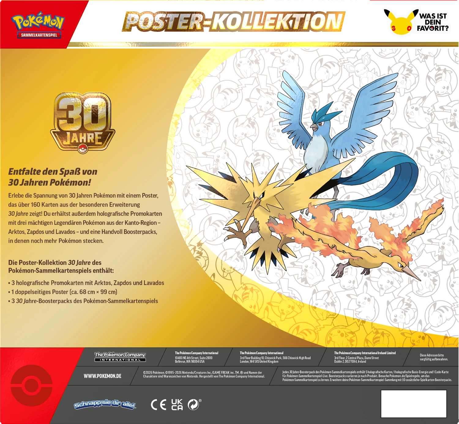 Pokémon 30 Jahre Poster-Kollektion DE - Bild 4