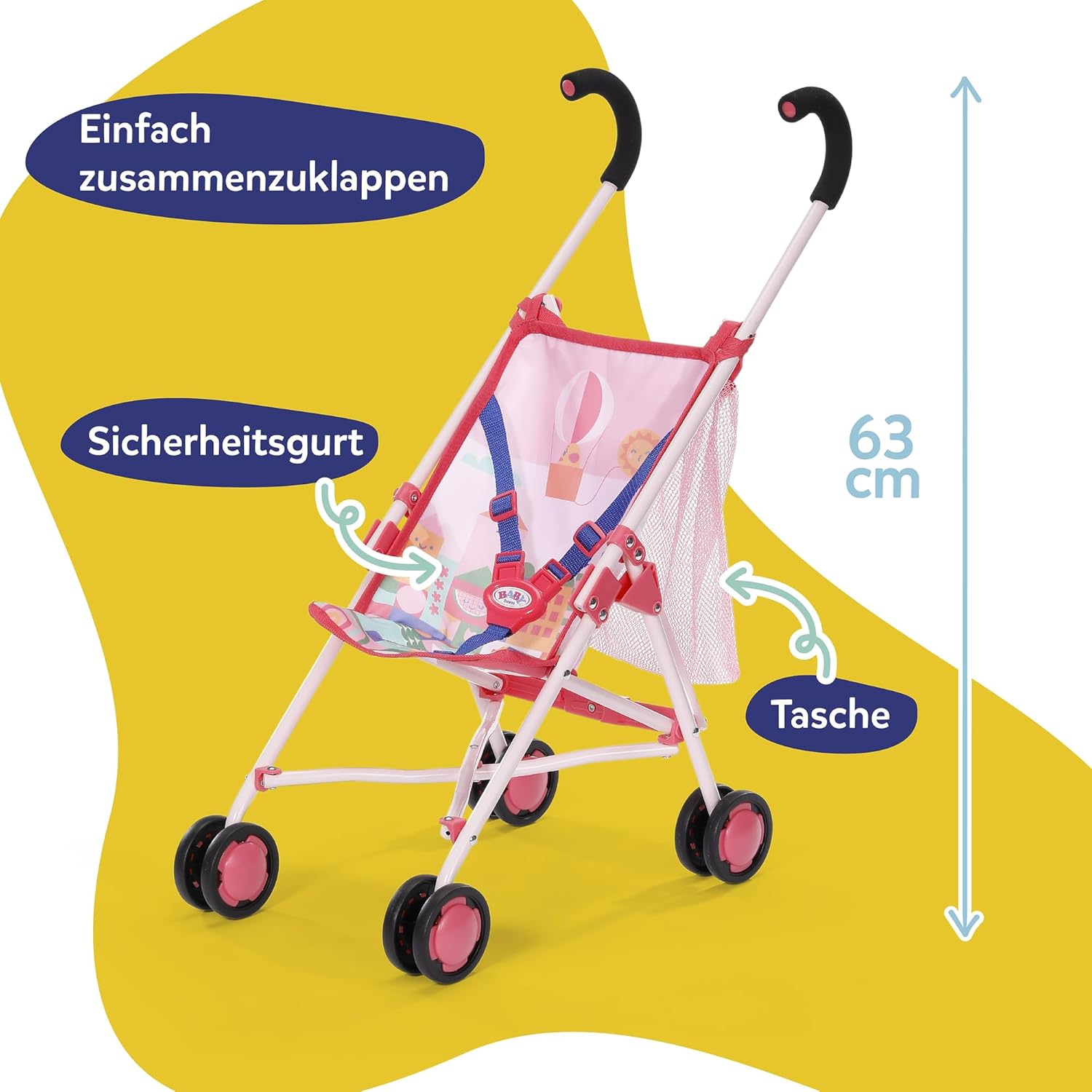 BABY born Buggy Stroller mit Bag - Bild 6