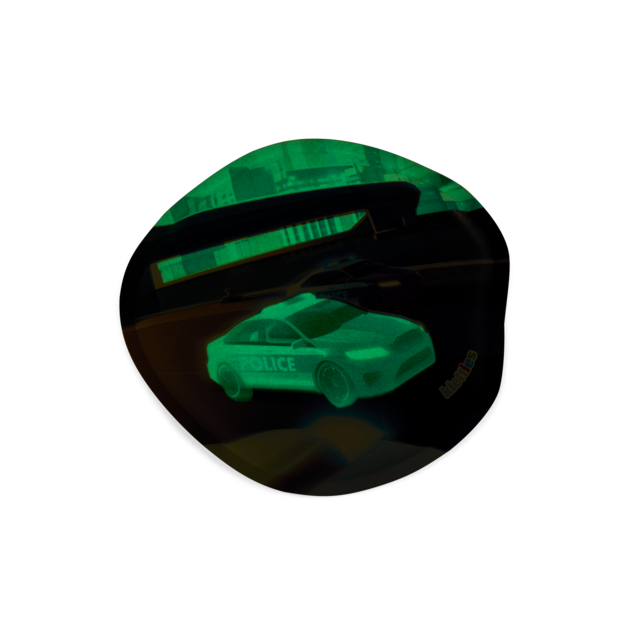 Ergobag Glow in the Dark-Klettie Polizei - Bild 2