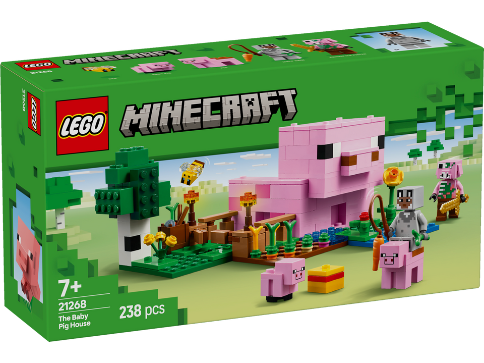 LEGO Minecraft™ Das Babyschwein-Haus 21268