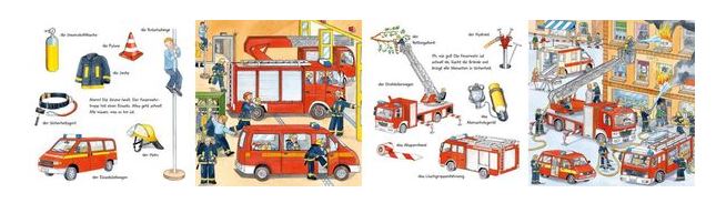 Mein kleines buntes Bildwörterbuch - Bei der Feuerwehr - Bild 2