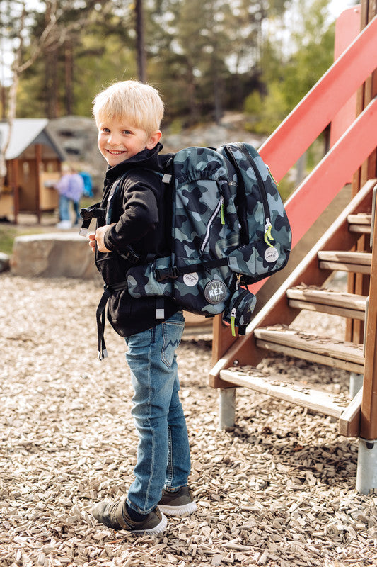 Beckmann Schulrucksack Classic 6-teiliges Set, Camo Rex - Bild 3