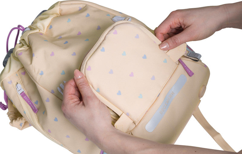 Beckmann Schulrucksack Classic 6-teiliges Set, Yellow Heart - Bild 14