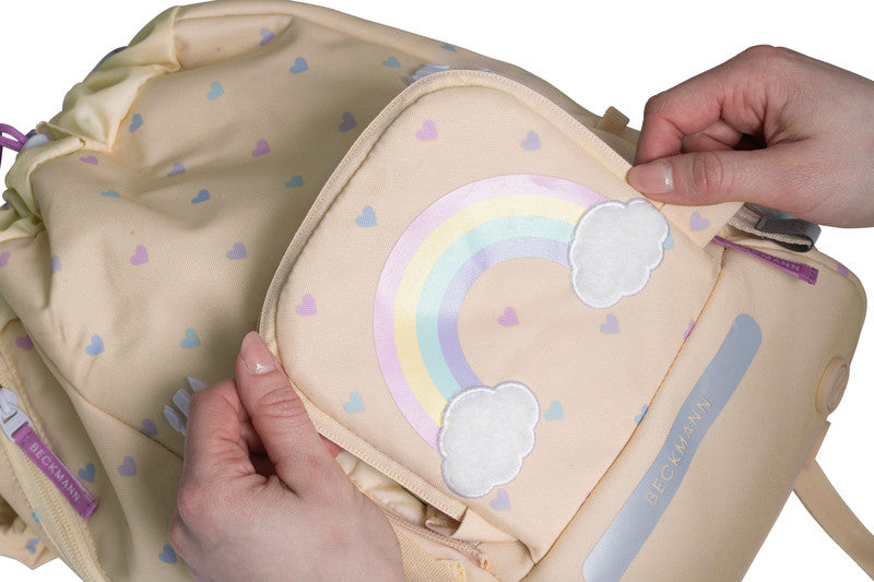 Beckmann Schulrucksack Classic 6-teiliges Set, Yellow Heart - Bild 16