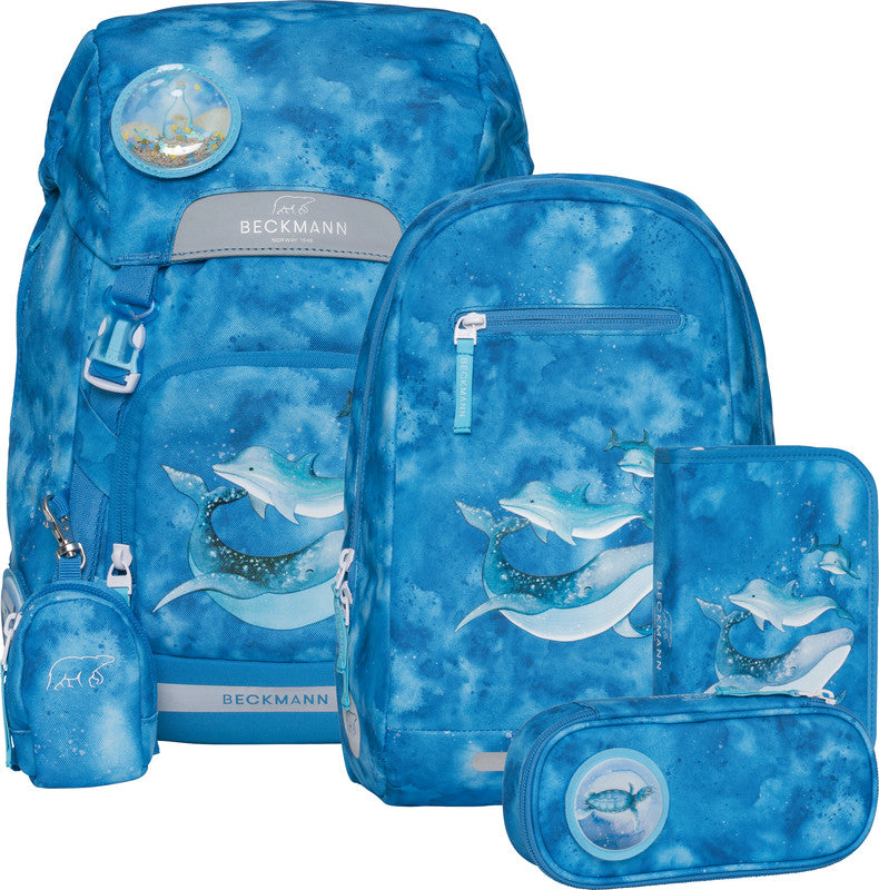 Beckmann Schulrucksack Classic 6-teiliges Set, Ocean - Bild 1