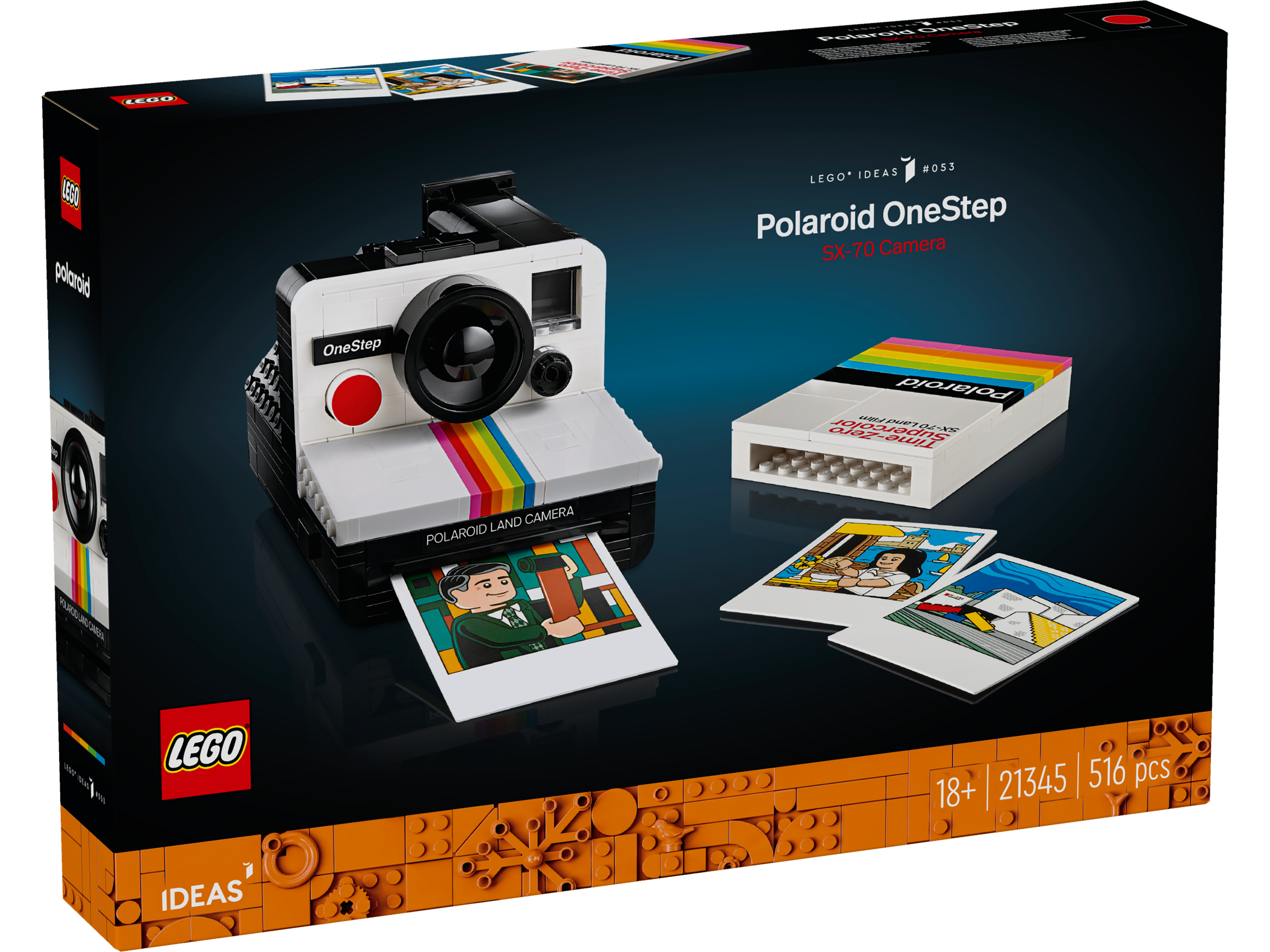 LEGO Ideas Polaroid OneStep SX-70 Sofortbildkamera 21345 - Bild 1