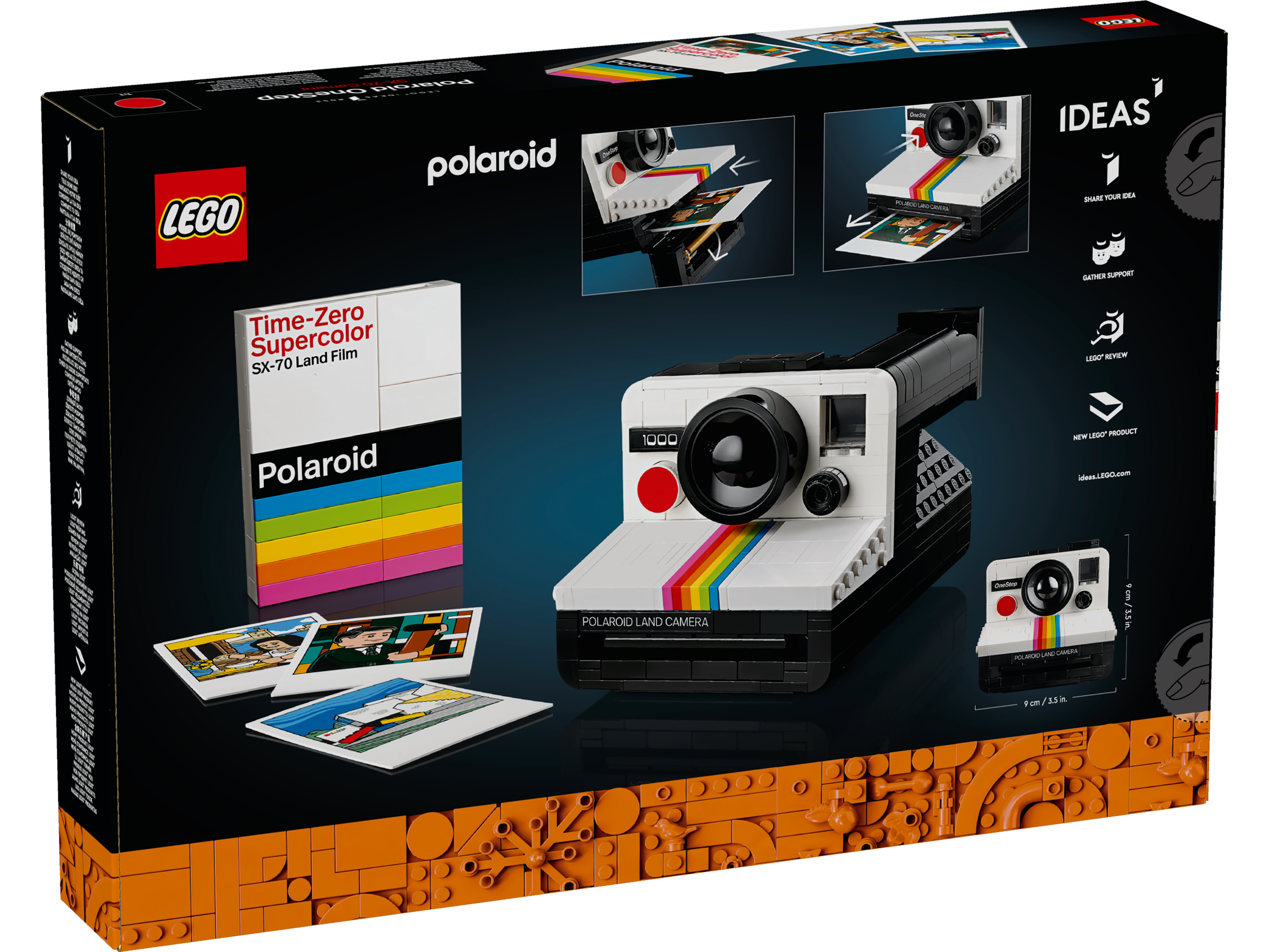 LEGO Ideas Polaroid OneStep SX-70 Sofortbildkamera 21345 - Bild 8
