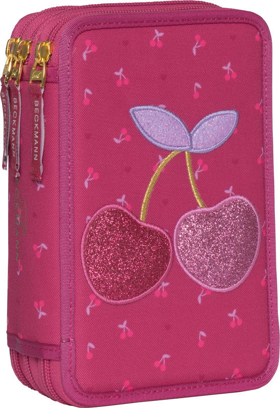 Beckmann Schüleretui 3-fächrig Classic Cherry - Bild 1