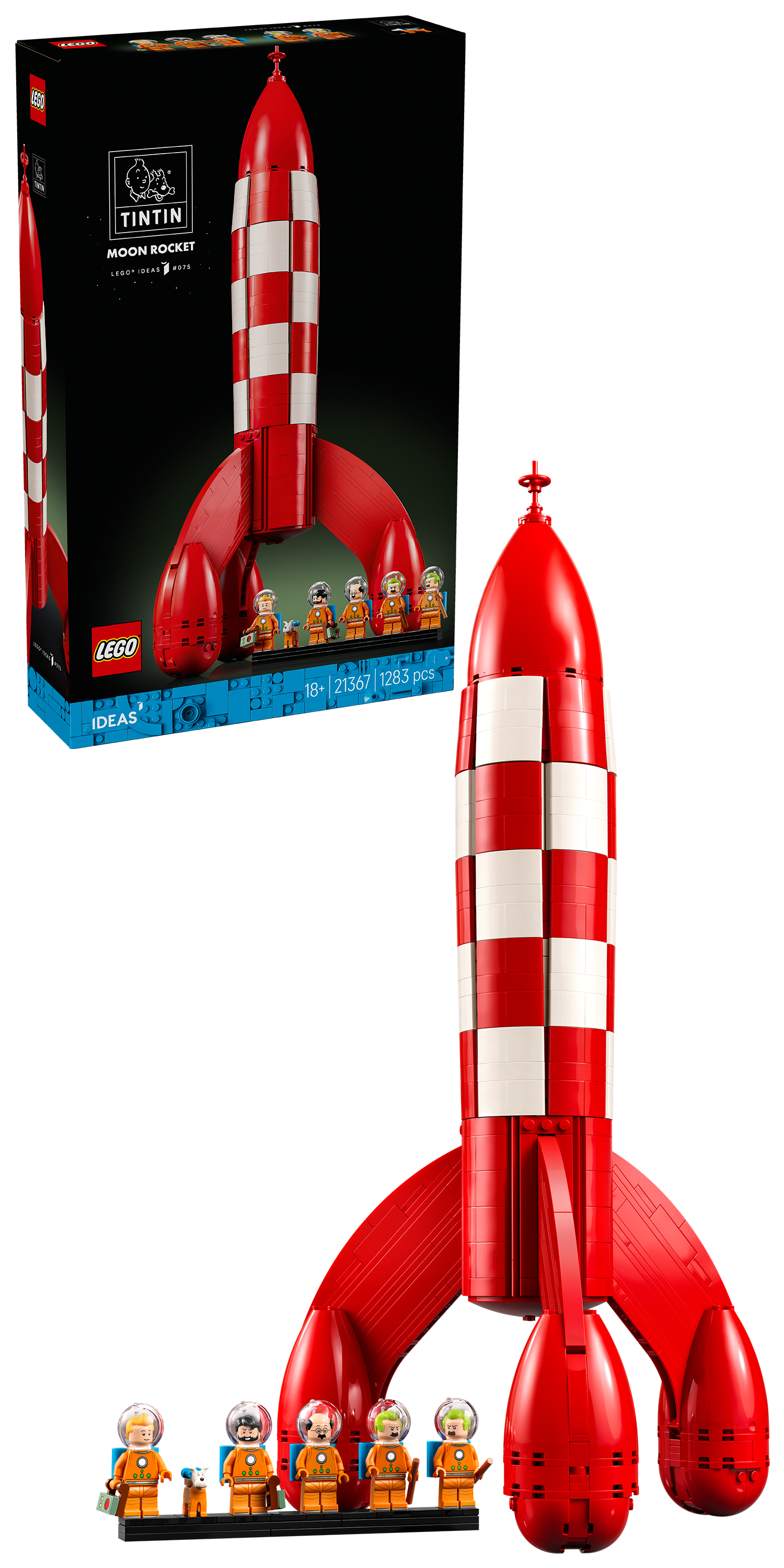 LEGO Ideas Die Mondrakete von Tim und Struppi 21367 - Bild 1