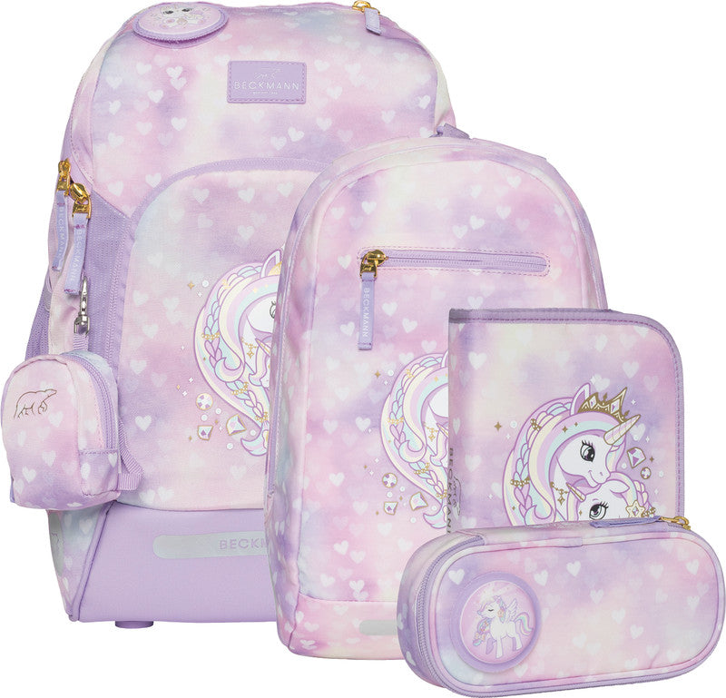 Beckmann Rucksack-Set Air FLX Unicorn Princess Purple - Bild 1