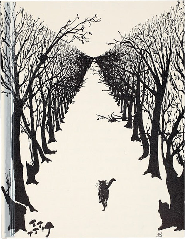 FLAME TREE Notizbuch A4 The Cat - Bild 1