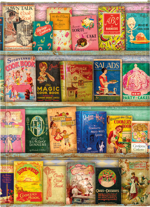 FLAME TREE Notizbuch A5 mit Magnetverschluss Cook Book Library - Bild 1