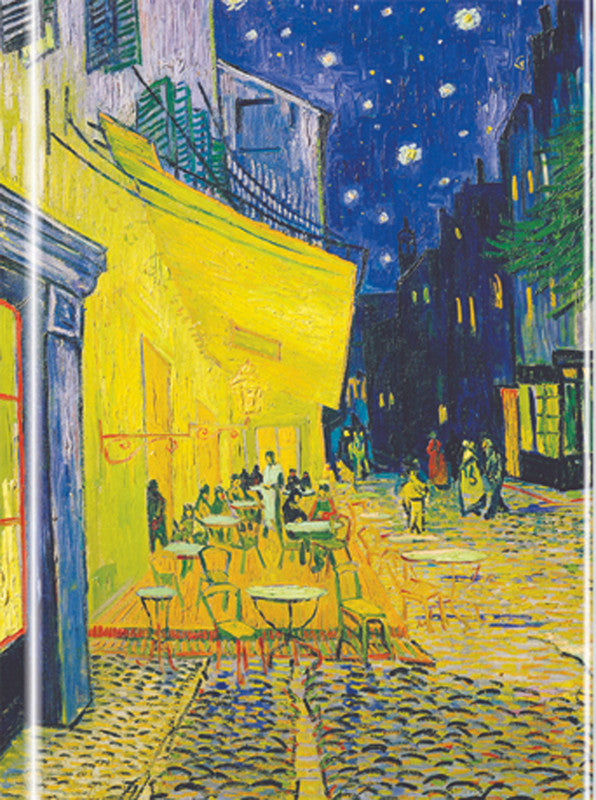 FLAME TREE Notizbuch A5 mit Magnetverschluss Cafe Terrace - Bild 1