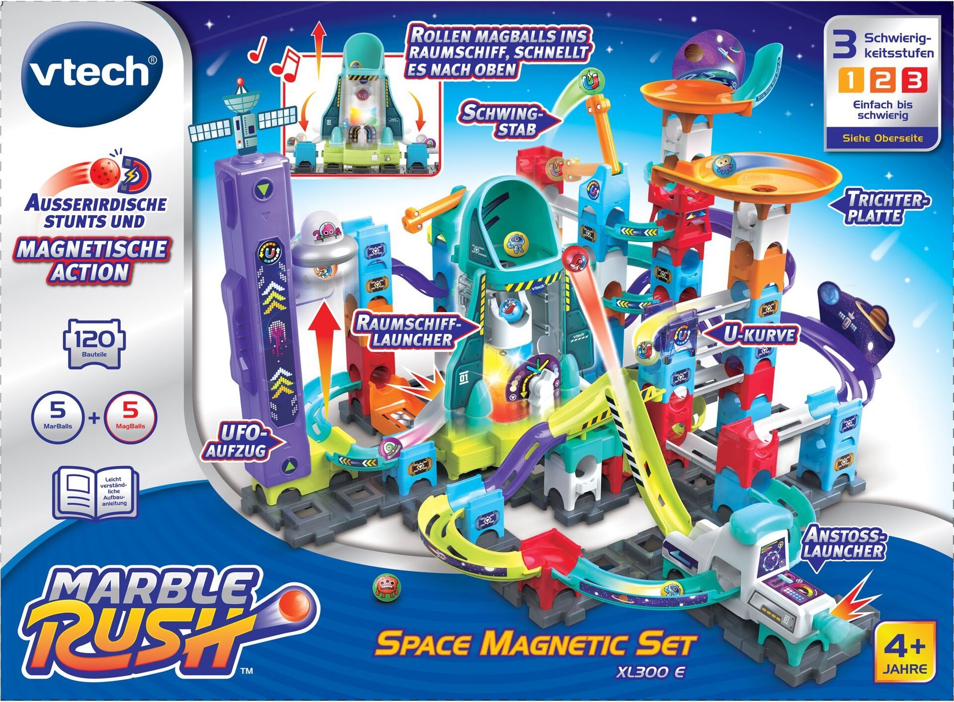 Marble Rush Space Adventure Magnetic Set XL300 E - Bild 2