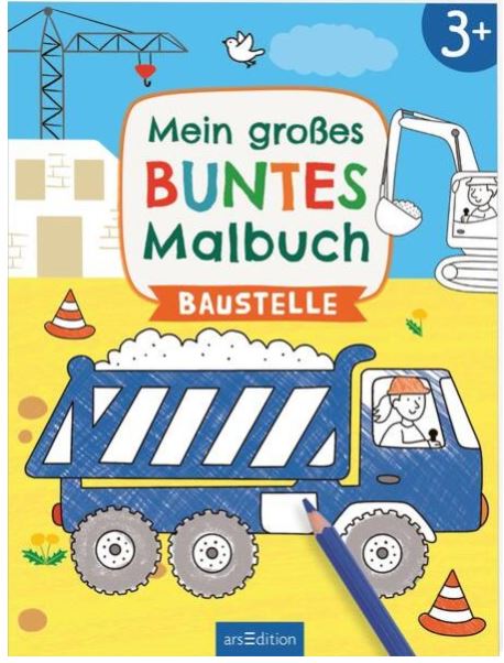 Mein grosses buntes Malbuch - Baustelle - Bild 1