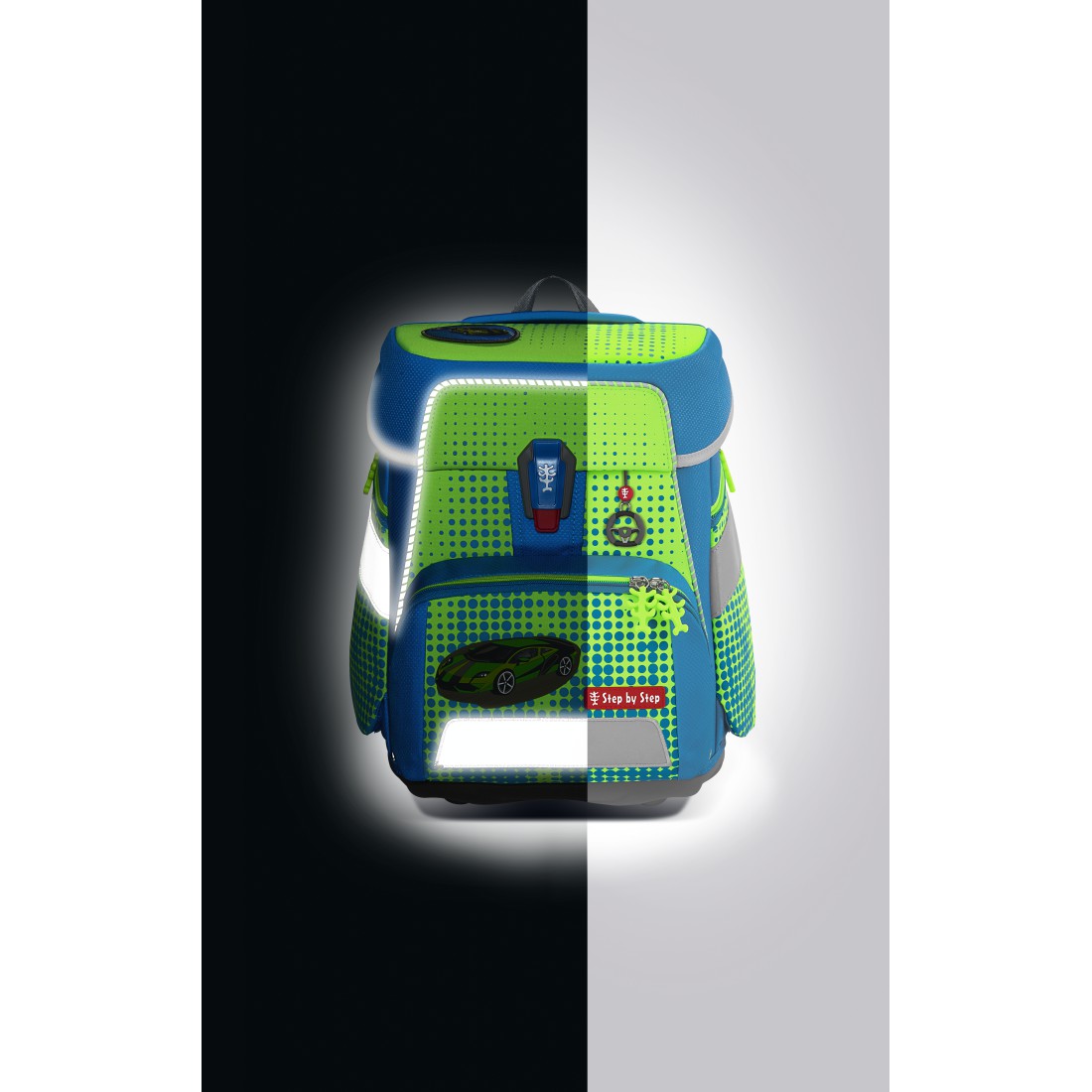 Step by Step SPACE NEON Schulranzen-Set Race Car Chuck - Bild 3