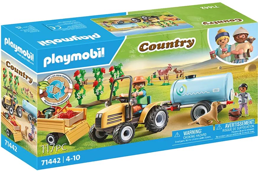 PLAYMOBIL Traktor mit Anhänger und Wassertank 71442 - Bild 2