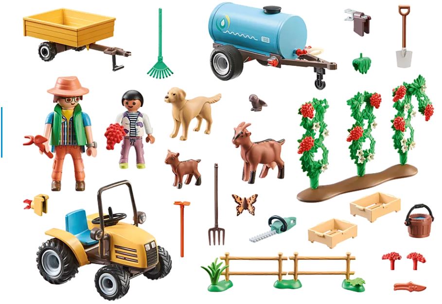 PLAYMOBIL Traktor mit Anhänger und Wassertank 71442 - Bild 3