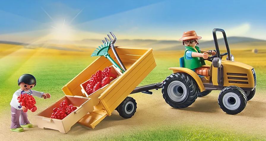 PLAYMOBIL Traktor mit Anhänger und Wassertank 71442 - Bild 5