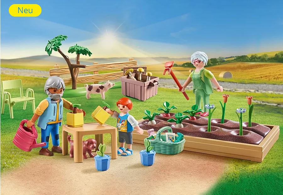 PLAYMOBIL Idyllischer Gemüsegarten bei den Grosseltern 71443 - Bild 1