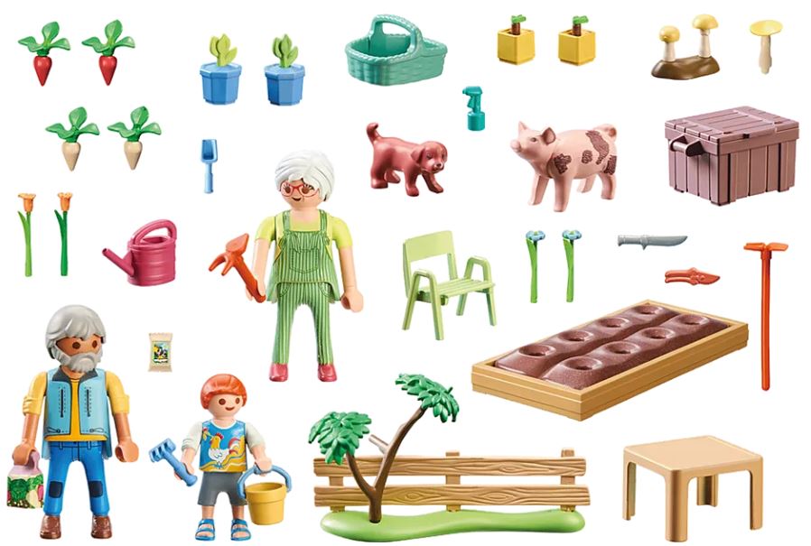 PLAYMOBIL Idyllischer Gemüsegarten bei den Grosseltern 71443 - Bild 3