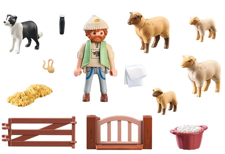 PLAYMOBIL Junger Schäfer mit Schafen 71444 - Bild 3