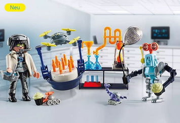 PLAYMOBIL Forscher mit Robotern 71450