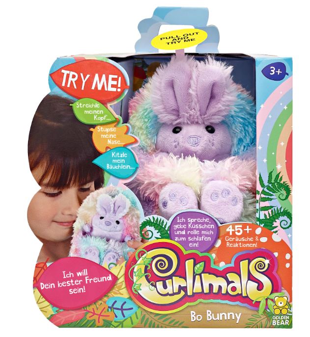 Curlimals Bo der Hase, interaktives Plüschtier - Bild 1
