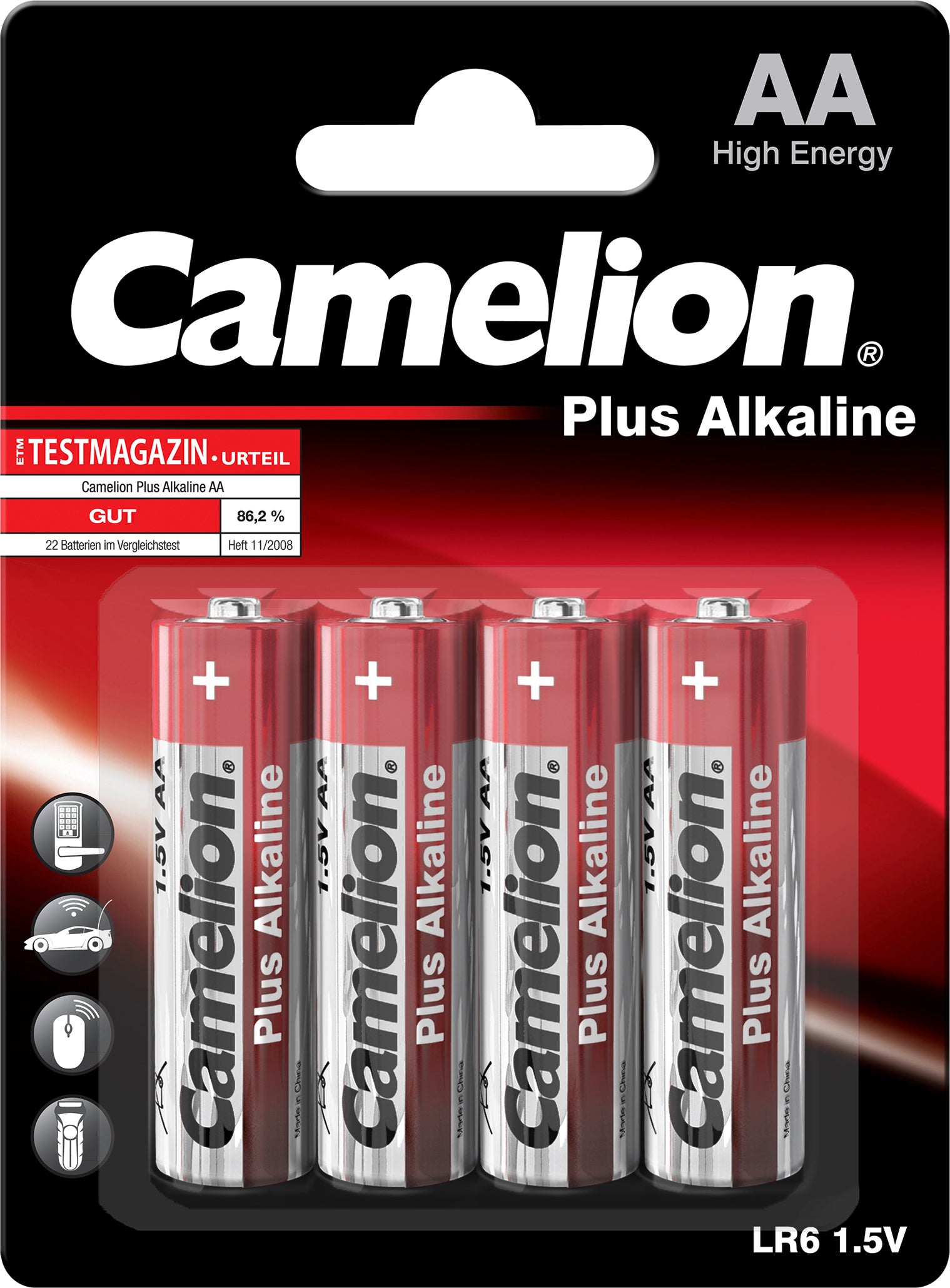 Camelion plus Alkalie AA 4 Batterien - Bild 1