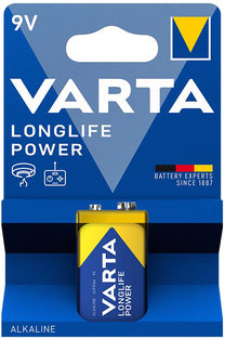 Varta Longlife Power Batterie 9V Block longlife