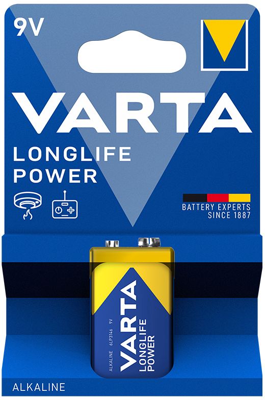 Varta Longlife Power Batterie 9V Block longlife - Bild 1