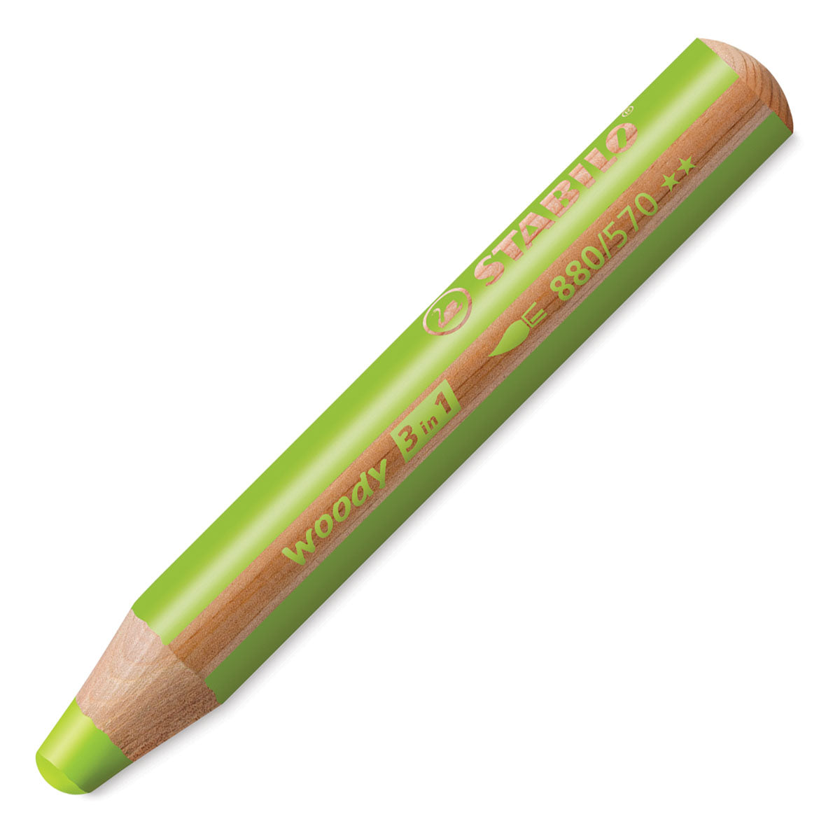 Stabilo Woody 3in1 Malstift hellgrün - Bild 1