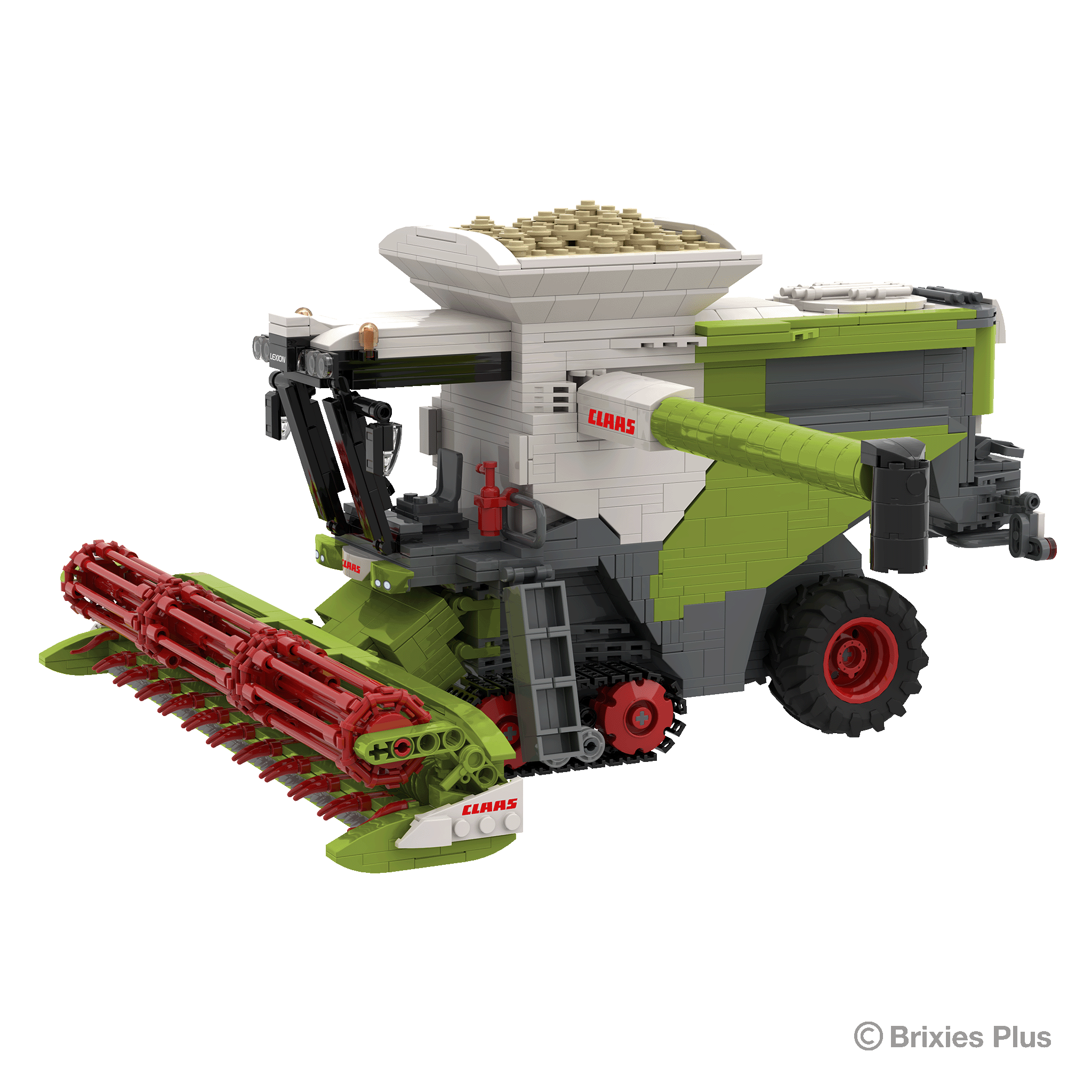 BRIXIES Plus CLAAS LEXION 8900 TERRA TRAC Mähdrescher mit Anhänger - Bild 3