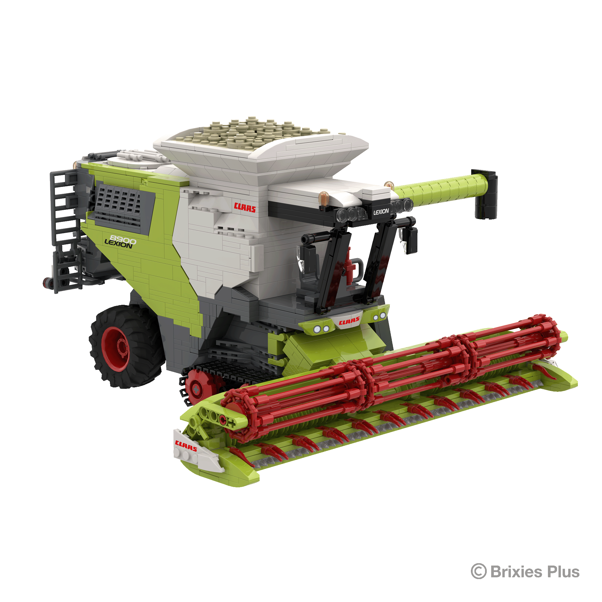 BRIXIES Plus CLAAS LEXION 8900 TERRA TRAC Mähdrescher mit Anhänger - Bild 5