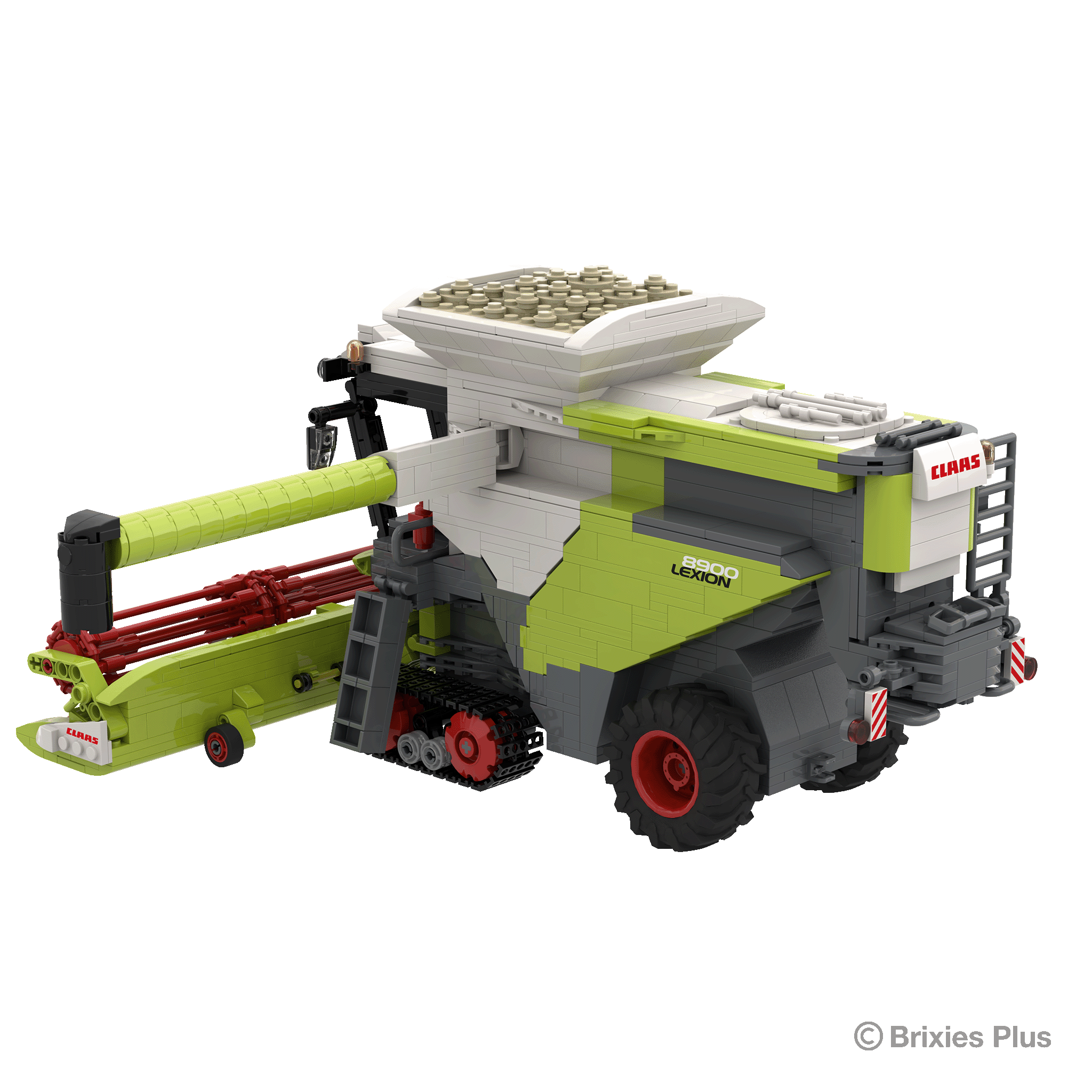 BRIXIES Plus CLAAS LEXION 8900 TERRA TRAC Mähdrescher mit Anhänger - Bild 4