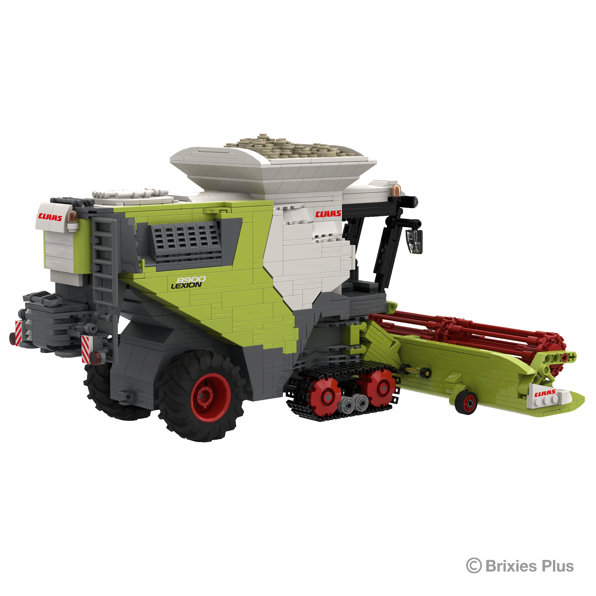 BRIXIES Plus CLAAS LEXION 8900 TERRA TRAC Mähdrescher mit Anhänger - Bild 6
