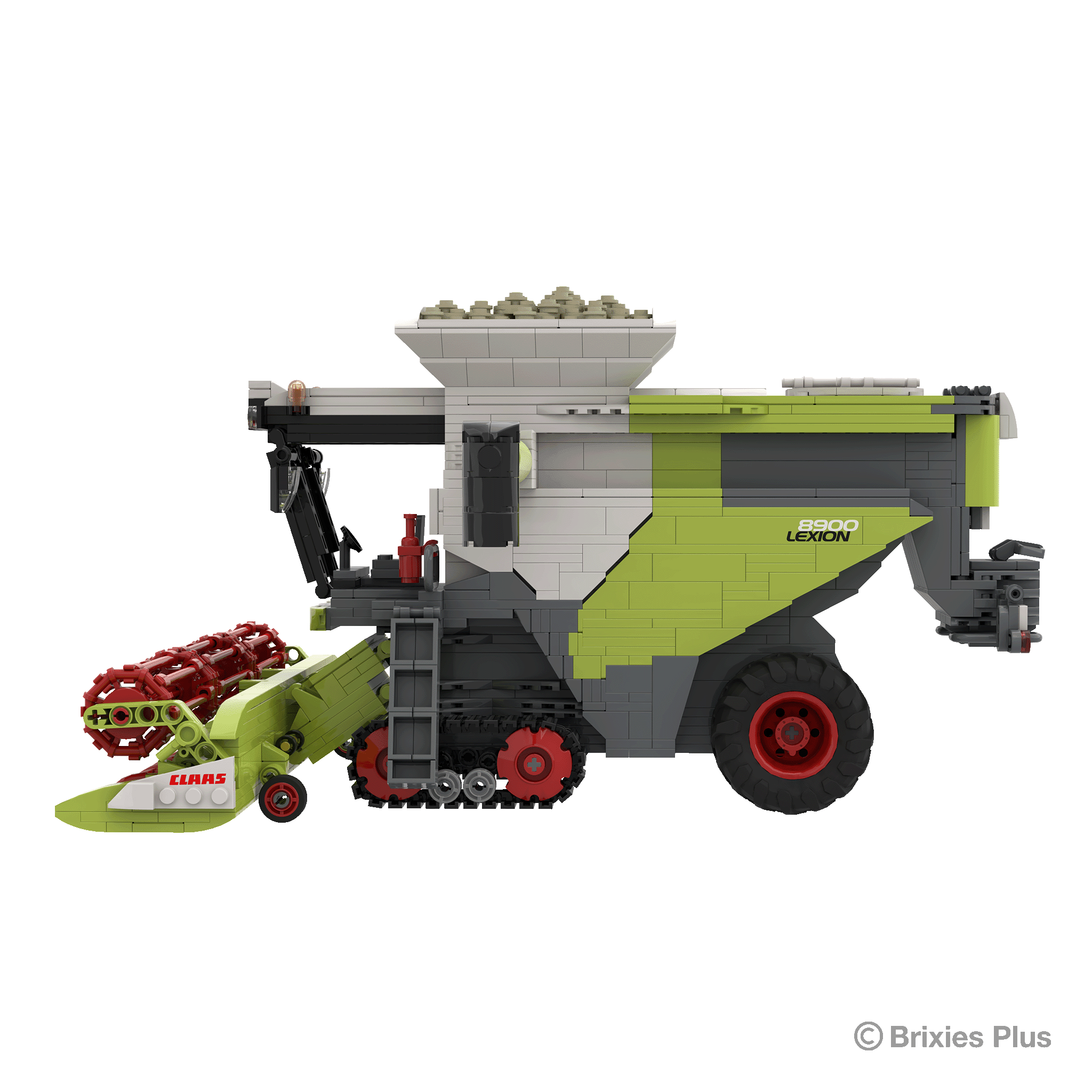 BRIXIES Plus CLAAS LEXION 8900 TERRA TRAC Mähdrescher mit Anhänger - Bild 7