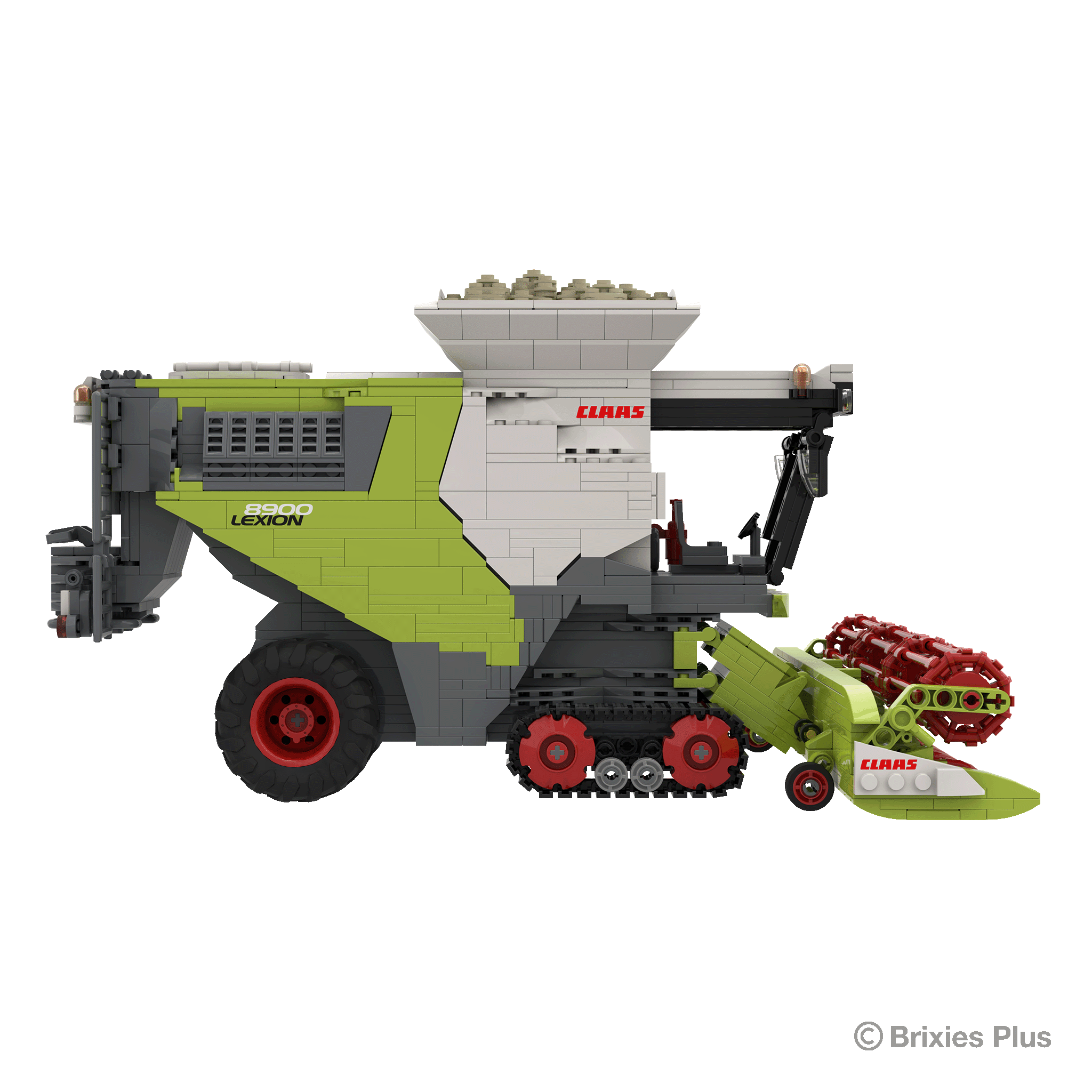 BRIXIES Plus CLAAS LEXION 8900 TERRA TRAC Mähdrescher mit Anhänger - Bild 8